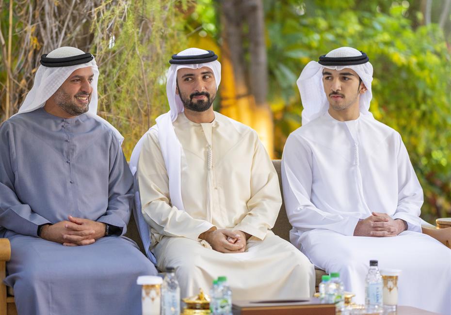 His Highness Sheikh Mohammed bin Rashid Al Maktoum-News-UAE President meets with Mohammed bin Rashid at Al Marmoom in Dubai