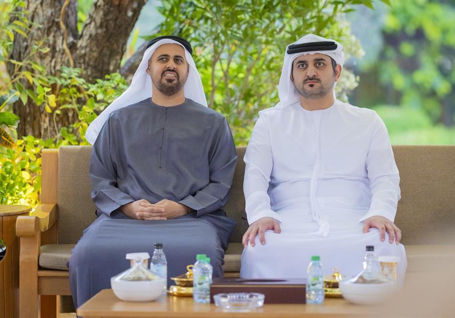 His Highness Sheikh Mohammed bin Rashid Al Maktoum-News-UAE President meets with Mohammed bin Rashid at Al Marmoom in Dubai