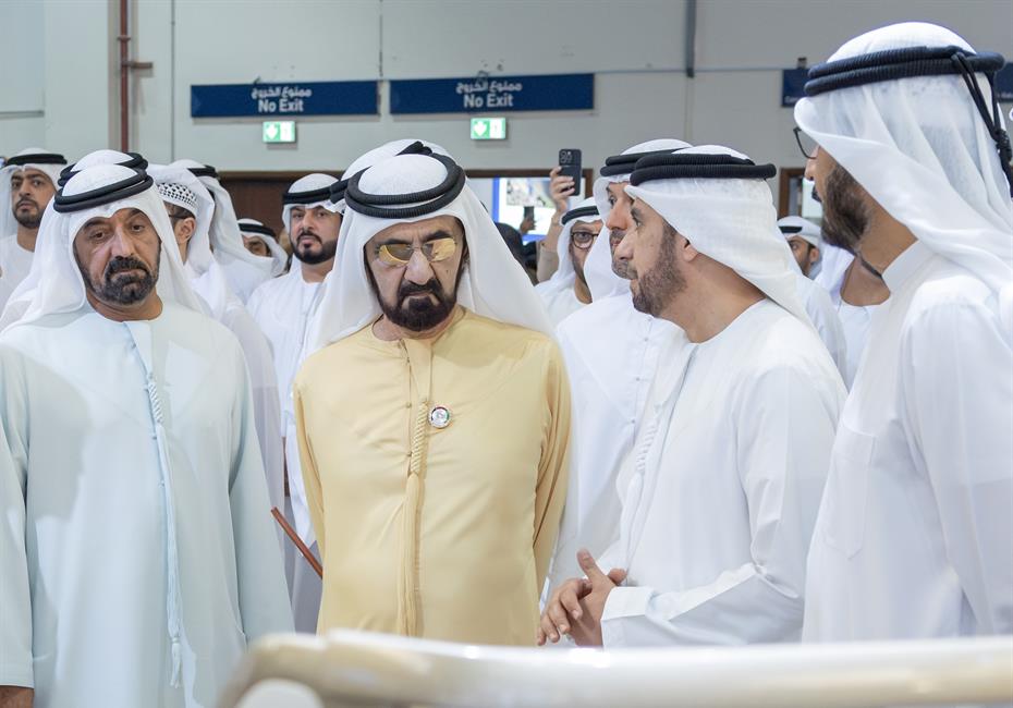  صاحب السمو الشيخ محمد بن راشد آل مكتوم-أخبار-محمد بن راشد يزور  معرض سوق السفر العربي 2025