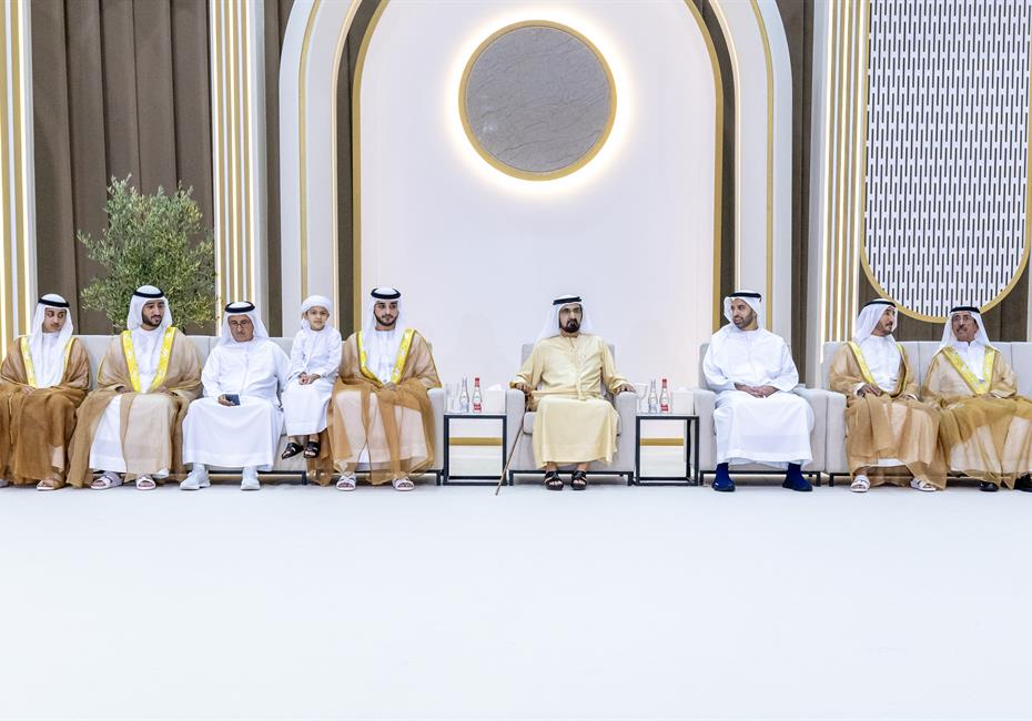  صاحب السمو الشيخ محمد بن راشد آل مكتوم-أخبار-محمد بن راشد يحضر أفراح آل مكتوم