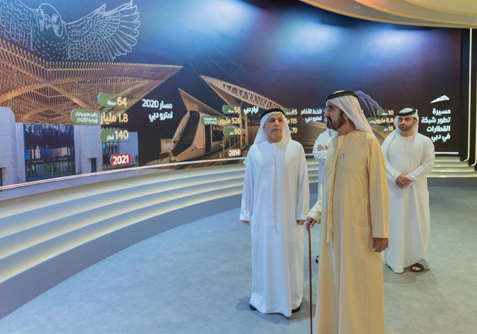 His Highness Sheikh Mohammed bin Rashid Al Maktoum-News-Mohammed bin Rashid lays foundation stone for Dubai Metro Blue Line