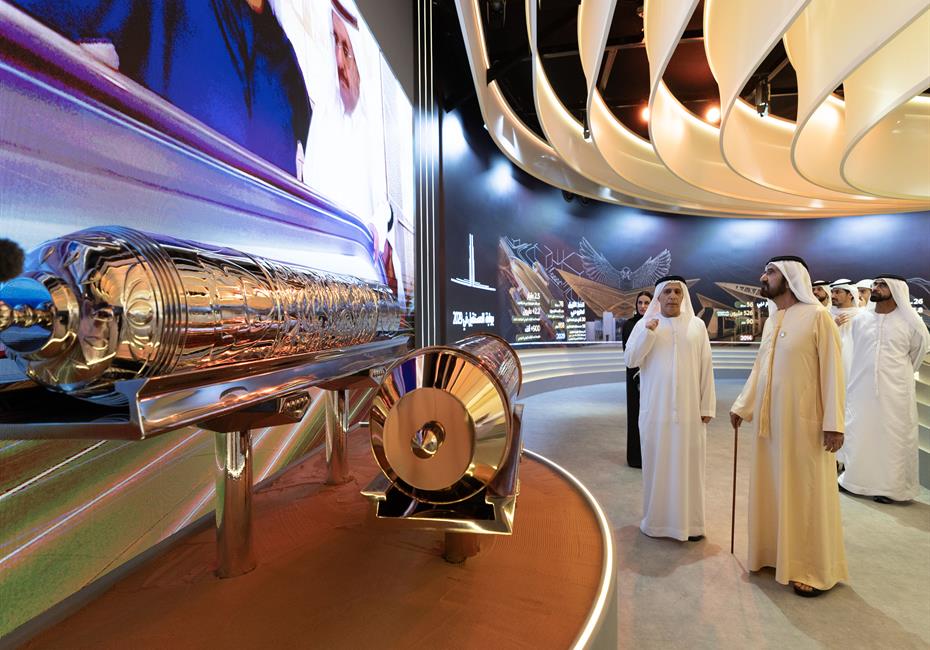 His Highness Sheikh Mohammed bin Rashid Al Maktoum-News-Mohammed bin Rashid lays foundation stone for Dubai Metro Blue Line