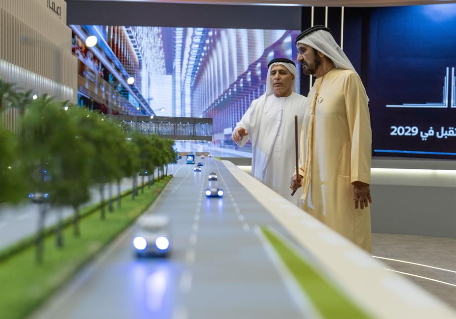 His Highness Sheikh Mohammed bin Rashid Al Maktoum-News-Mohammed bin Rashid lays foundation stone for Dubai Metro Blue Line