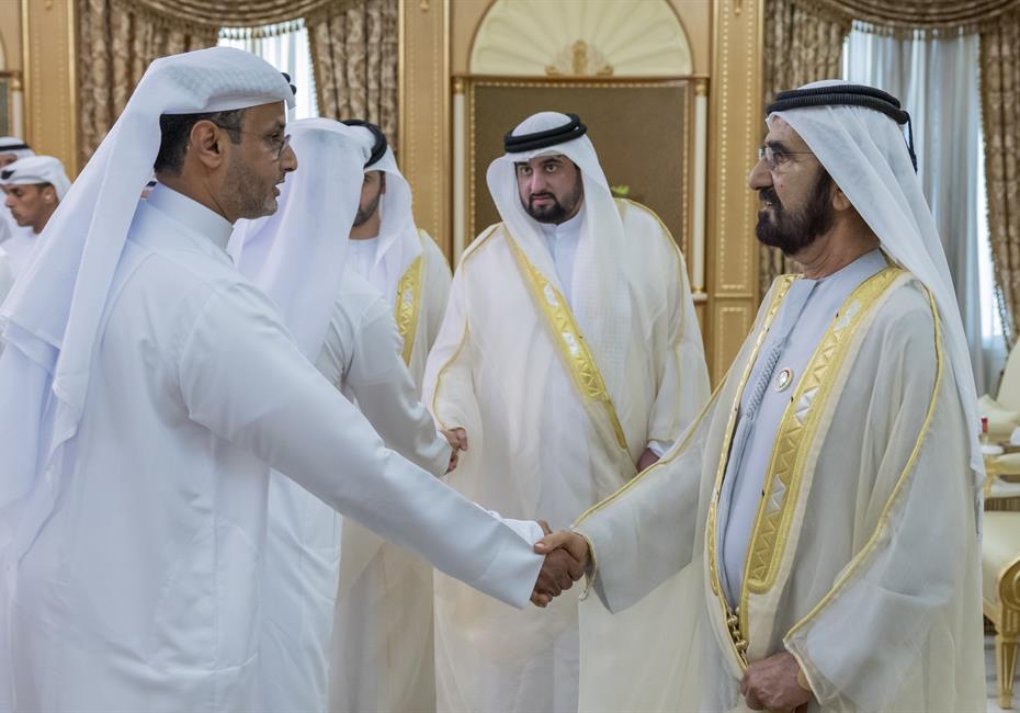  صاحب السمو الشيخ محمد بن راشد آل مكتوم-أخبار-محمد بن راشد يستقبل المهنئين بعيد الأضحى المبارك