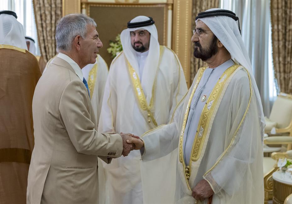  صاحب السمو الشيخ محمد بن راشد آل مكتوم-أخبار-محمد بن راشد يستقبل المهنئين بعيد الأضحى المبارك