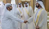  صاحب السمو الشيخ محمد بن راشد آل مكتوم-أخبار-محمد بن راشد يستقبل المهنئين بعيد الأضحى المبارك