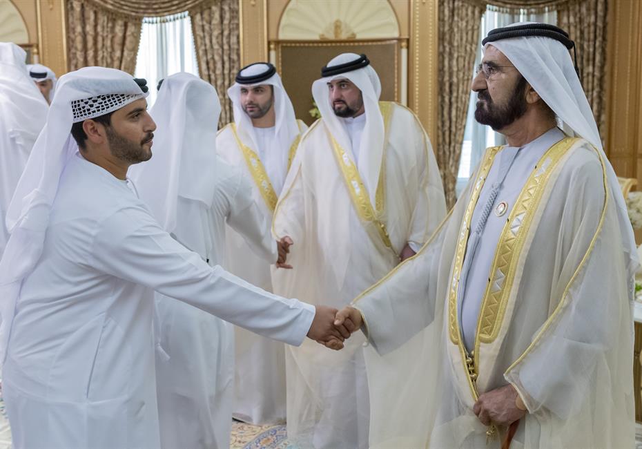  صاحب السمو الشيخ محمد بن راشد آل مكتوم-أخبار-محمد بن راشد يستقبل المهنئين بعيد الأضحى المبارك