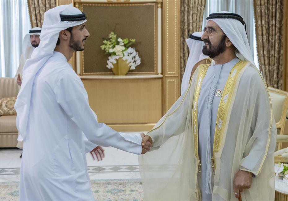  صاحب السمو الشيخ محمد بن راشد آل مكتوم-أخبار-محمد بن راشد يستقبل المهنئين بعيد الأضحى المبارك
