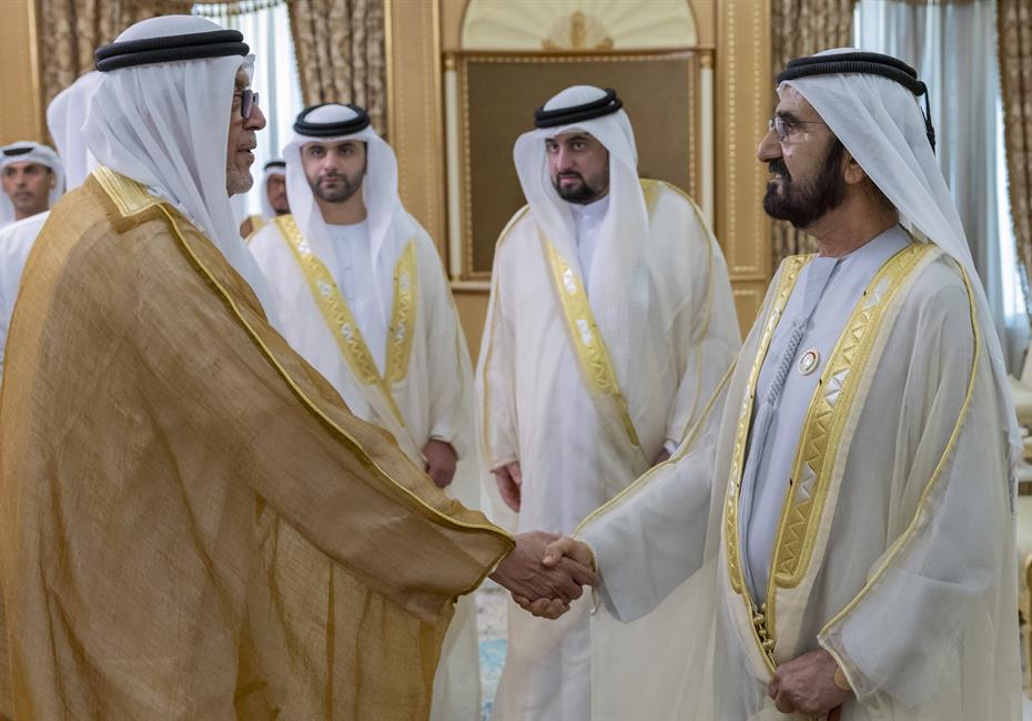  صاحب السمو الشيخ محمد بن راشد آل مكتوم-أخبار-محمد بن راشد يستقبل المهنئين بعيد الأضحى المبارك