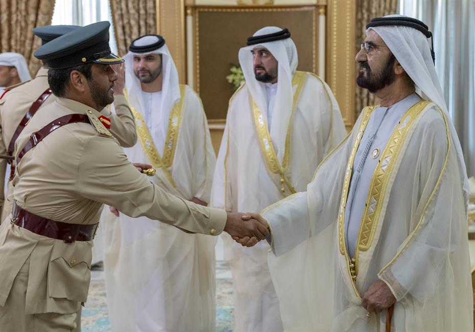  صاحب السمو الشيخ محمد بن راشد آل مكتوم-أخبار-محمد بن راشد يستقبل المهنئين بعيد الأضحى المبارك