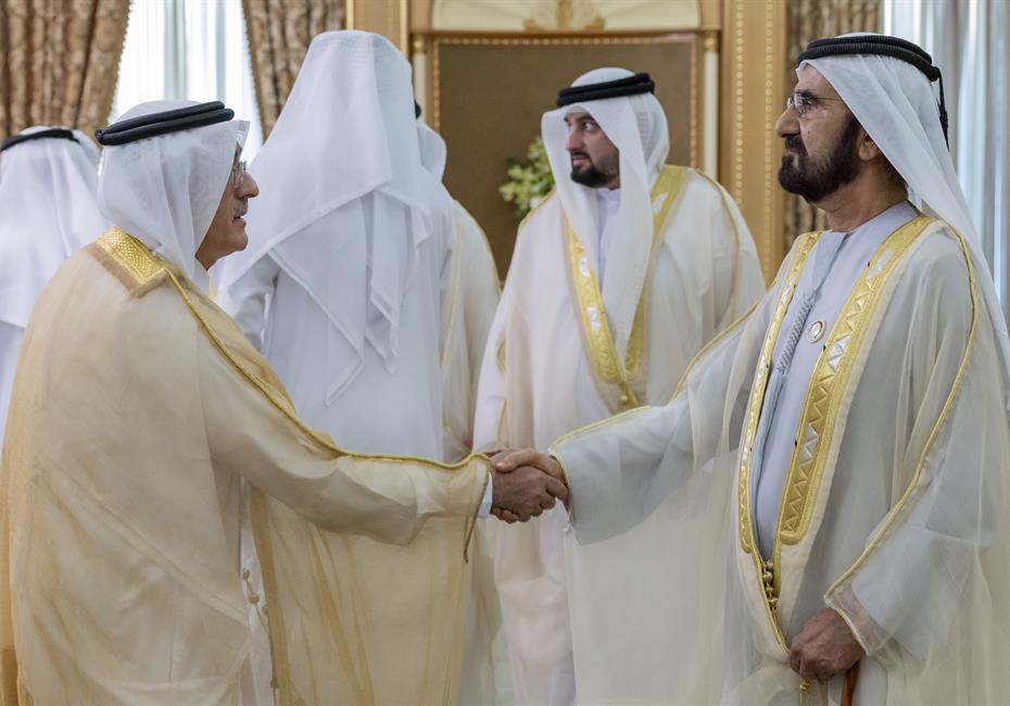  صاحب السمو الشيخ محمد بن راشد آل مكتوم-أخبار-محمد بن راشد يستقبل المهنئين بعيد الأضحى المبارك