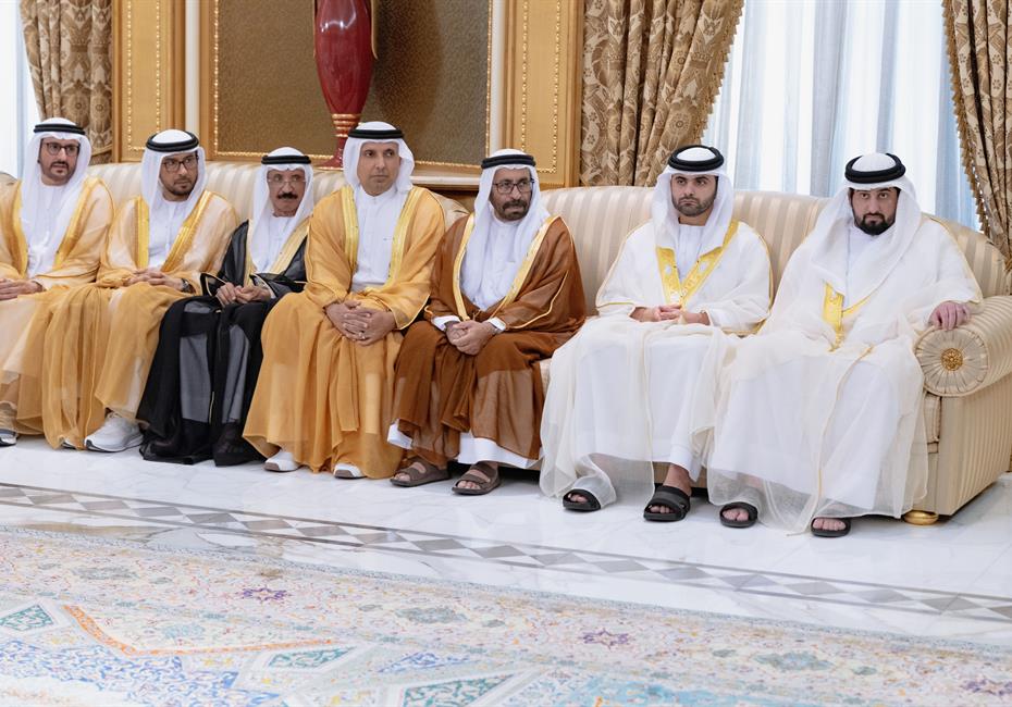  صاحب السمو الشيخ محمد بن راشد آل مكتوم-أخبار-محمد بن راشد يستقبل المهنئين بعيد الأضحى المبارك