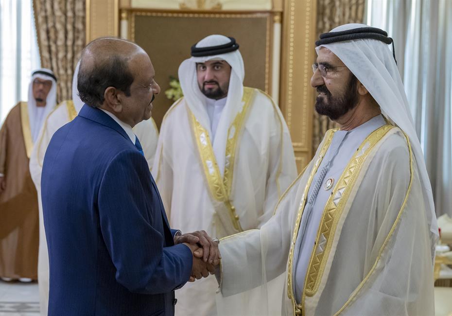  صاحب السمو الشيخ محمد بن راشد آل مكتوم-أخبار-محمد بن راشد يستقبل المهنئين بعيد الأضحى المبارك