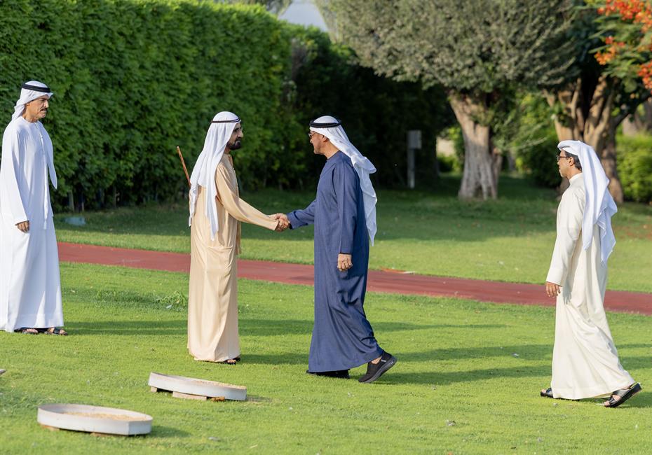 His Highness Sheikh Mohammed bin Rashid Al Maktoum-News-Mohamed bin Zayed meets with Mohammed bin Rashid