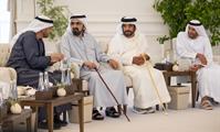  صاحب السمو الشيخ محمد بن راشد آل مكتوم-أخبار-رئيس الدولة يستقبل محمد بن راشد