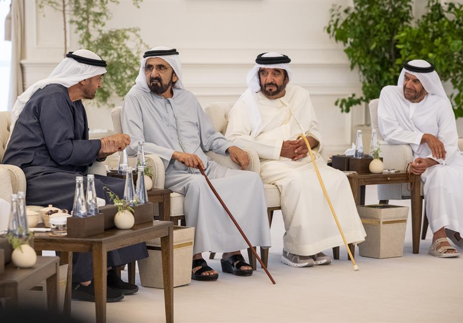  صاحب السمو الشيخ محمد بن راشد آل مكتوم-أخبار-رئيس الدولة يستقبل محمد بن راشد