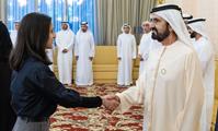  صاحب السمو الشيخ محمد بن راشد آل مكتوم-أخبار-محمد بن راشد يلتقي أوائل الثانوية العامة على مستوى الدولة