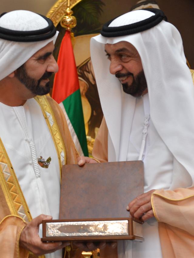 His Highness Sheikh Mohammed bin Rashid Al Maktoum -  - President congratulates Mohammed bin Rashid on 10th anniversary
