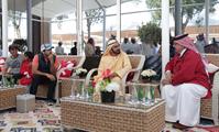  صاحب السمو الشيخ محمد بن راشد آل مكتوم-أخبار-محمد بن راشد وملك البحرين يشهدان تتويج حمد بن دلموك آل مكتوم بطلاً لسباق كأس الخليج للقدرة في البحرين