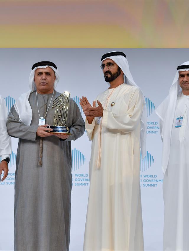 His Highness Sheikh Mohammed bin Rashid Al Maktoum -  - Mohammed bin Rashid honors winners of technology innovation awards