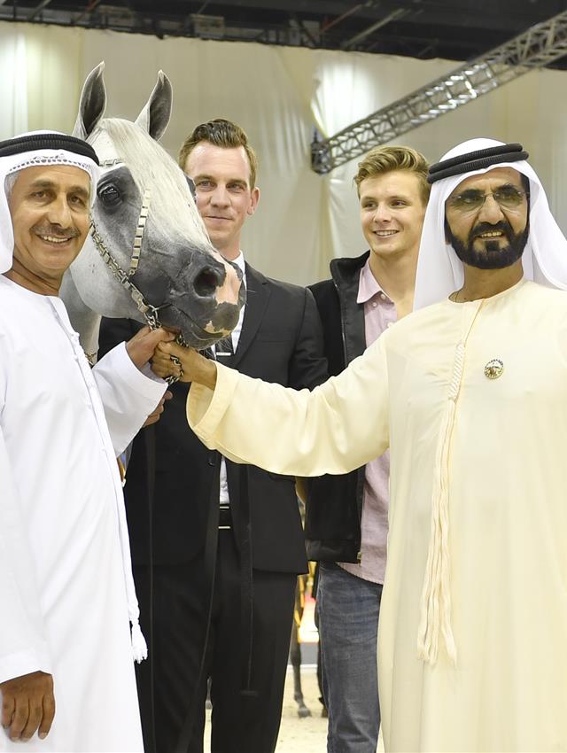 His Highness Sheikh Mohammed bin Rashid Al Maktoum -  - Mohammed bin Rashid attends Dubai International Arabian Horse Championship