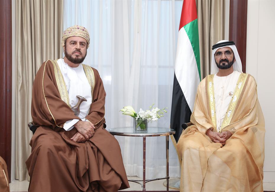 His Highness Sheikh Mohammed bin Rashid Al Maktoum-News-Mohammed bin Rashid receives Asaad bin Tariq in Amman