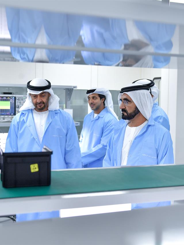 His Highness Sheikh Mohammed bin Rashid Al Maktoum -  - Mohammed bin Rashid, Abu Dhabi Crown Prince launch National Space Program