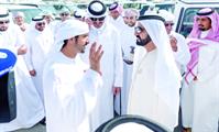 صاحب السمو الشيخ محمد بن راشد آل مكتوم-أخبار-محمد بن راشد يشهد تحدي السيوف لهجن أبناء القبائل في المرموم