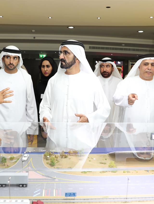 His Highness Sheikh Mohammed bin Rashid Al Maktoum -  - Mohammad bin Rashid visits RTA, approves new projects