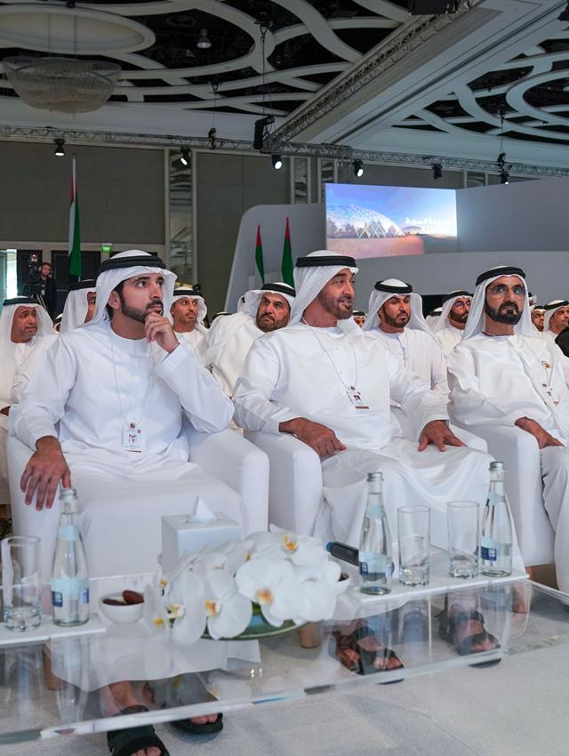 His Highness Sheikh Mohammed bin Rashid Al Maktoum -  - VP, Abu Dhabi Crown Prince launch Mars Science City