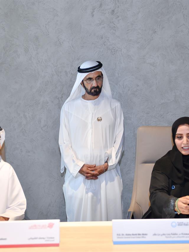 His Highness Sheikh Mohammed bin Rashid Al Maktoum -  - Mohammed bin Rashid attends signature of agreement to safeguard Dubai’s Digital Wealth