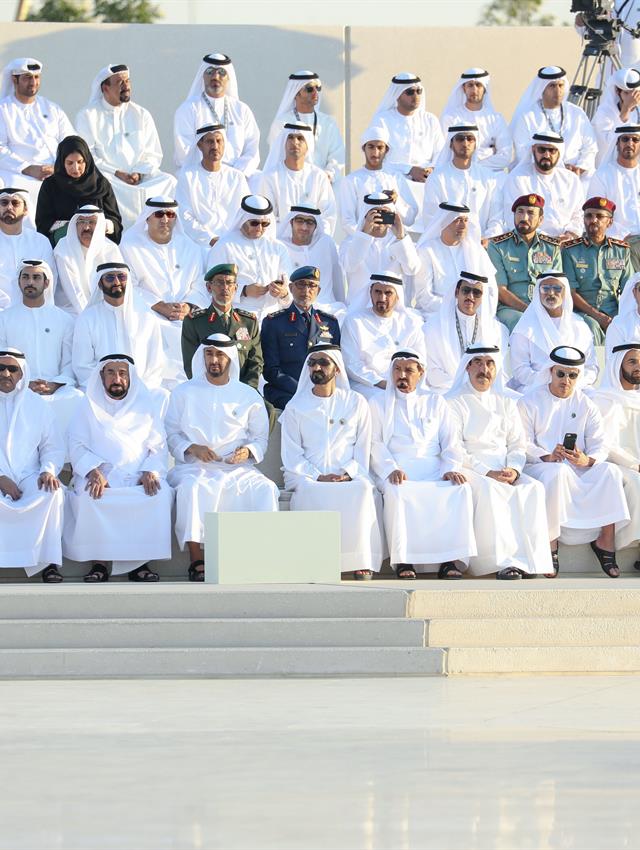  صاحب السمو الشيخ محمد بن راشد آل مكتوم -  - محمد بن راشد ومحمد بن زايد وحكام الإمارات يشهدون فعالية 