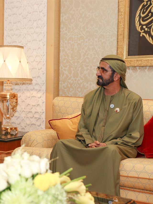  صاحب السمو الشيخ محمد بن راشد آل مكتوم -  - محمد بن راشد يستقبل البطريرك يوحنا العاشر