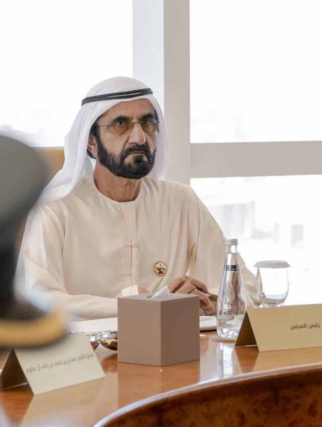  صاحب السمو الشيخ محمد بن راشد آل مكتوم -  - محمد بن راشد يعزي خادم الحرمين الشريفين في وفاة والدة الأميرعبد العزيز بن خالد