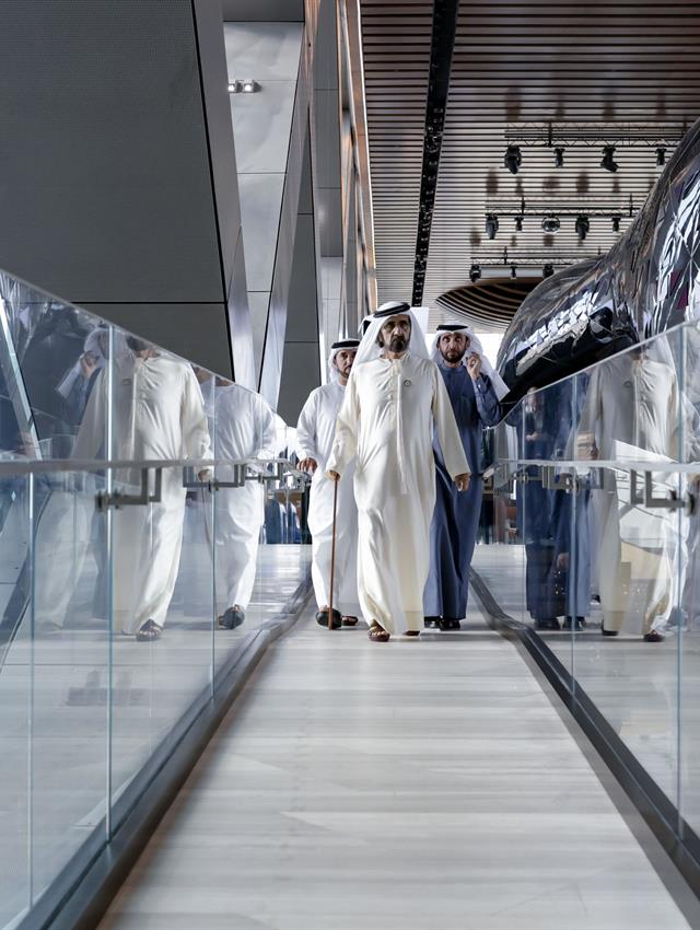 His Highness Sheikh Mohammed bin Rashid Al Maktoum -  - Mohammed bin Rashid visits One&Only One Za’abeel resort