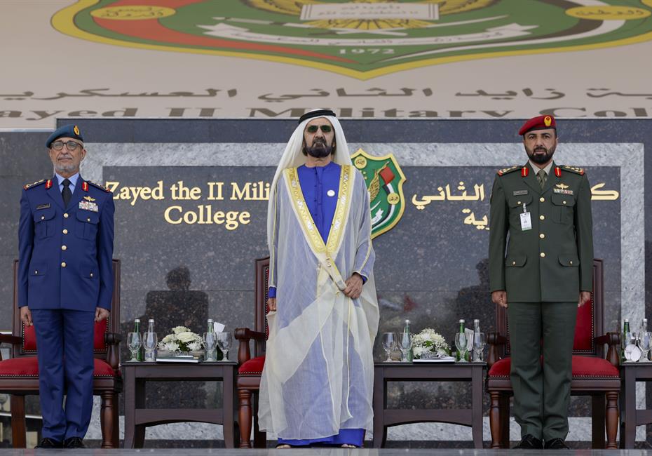His Highness Sheikh Mohammed bin Rashid Al Maktoum-News-Mohammed bin Rashid attends graduation ceremony of Zayed II Military College