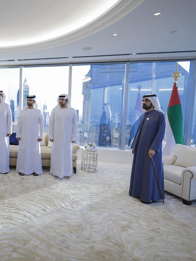 His Highness Sheikh Mohammed bin Rashid Al Maktoum -  - Mohammed bin Rashid presides over swearing-in ceremony of new judges of Dubai Courts