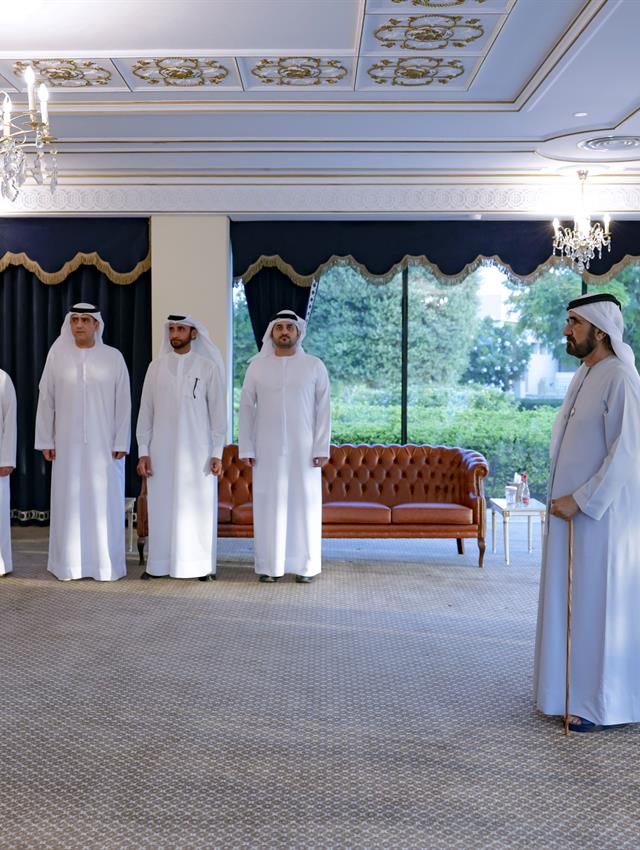 His Highness Sheikh Mohammed bin Rashid Al Maktoum -  - Mohammed bin Rashid presides over swearing-in ceremony of new members of Dubai’s Judicial Inspection Authority