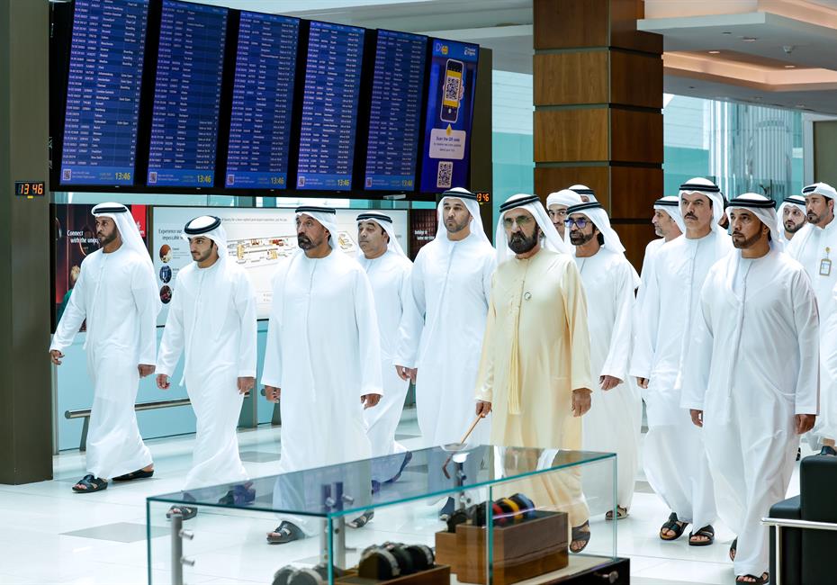 His Highness Sheikh Mohammed bin Rashid Al Maktoum-News-Mohammed bin Rashid reviews upgrades and amenities at Dubai International Airport’s Terminal 3