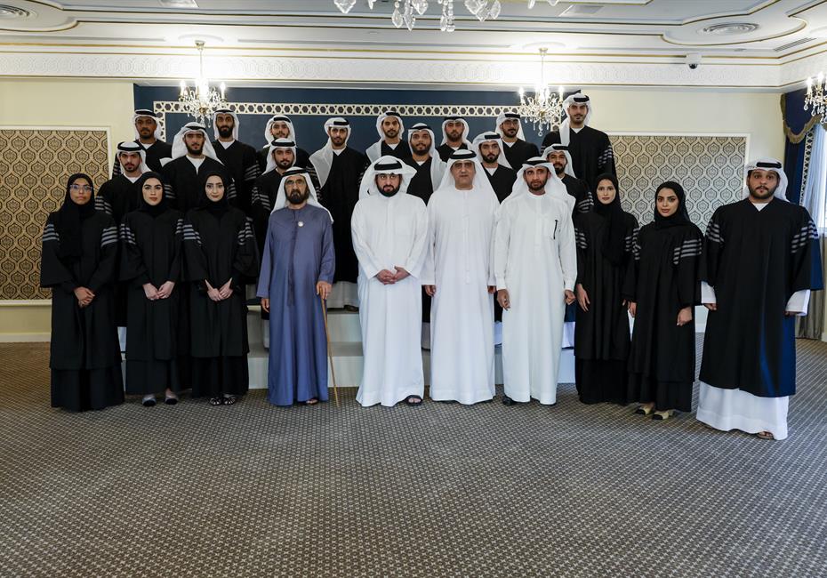 His Highness Sheikh Mohammed bin Rashid Al Maktoum-News-Mohammed bin Rashid presides over the swearing-in ceremony of 20 newly appointed members of Dubai Public Prosecution