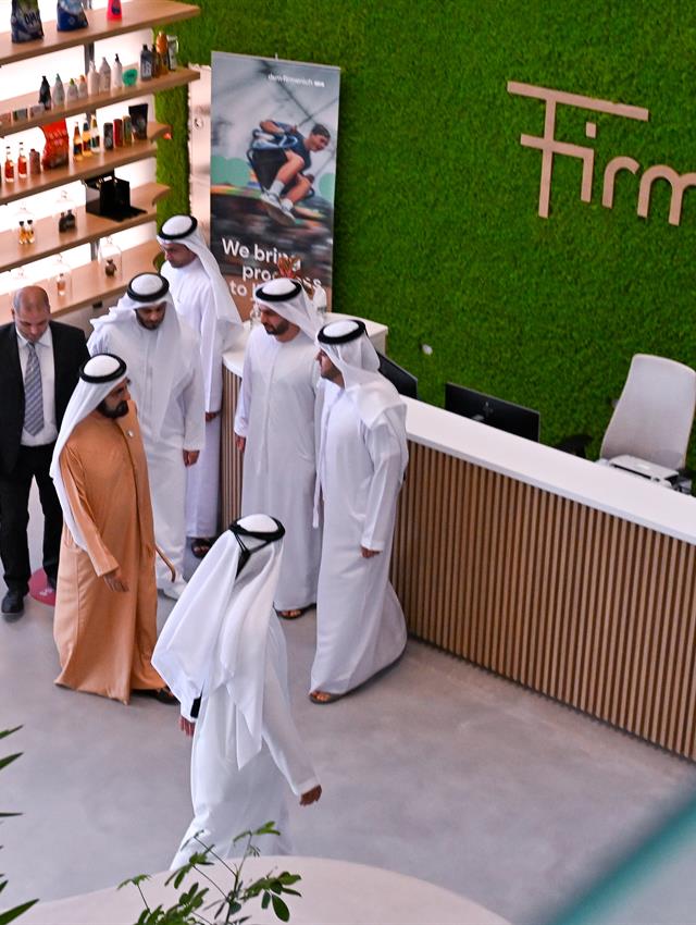 His Highness Sheikh Mohammed bin Rashid Al Maktoum -  - Mohammed bin Rashid visits regional hub of Firmenich in Dubai Science Park