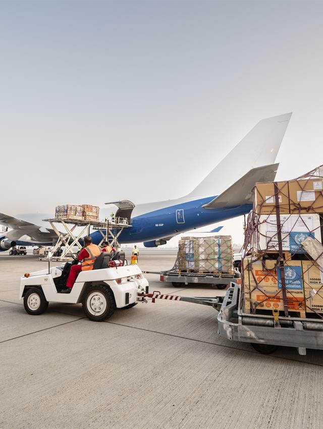 His Highness Sheikh Mohammed bin Rashid Al Maktoum -  - Under Mohammed bin Rashid’s directives, Dubai Humanitarian airlifts 71.6 MT of critical medical supplies to Gaza