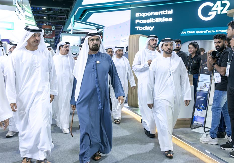 His Highness Sheikh Mohammed bin Rashid Al Maktoum-News-Mohammed bin Rashid tours GITEX GLOBAL 2024