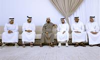  صاحب السمو الشيخ محمد بن راشد آل مكتوم-أخبار-محمد بن راشد يقدم واجب العزاء في وفاة مريم القمزي