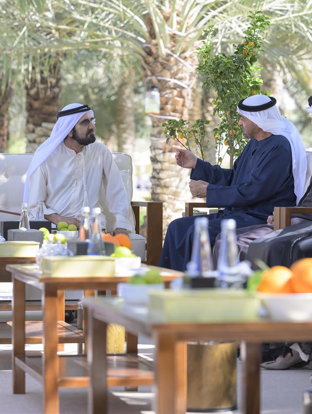 His Highness Sheikh Mohammed bin Rashid Al Maktoum -  - UAE President, Mohammed bin Rashid discuss national affairs