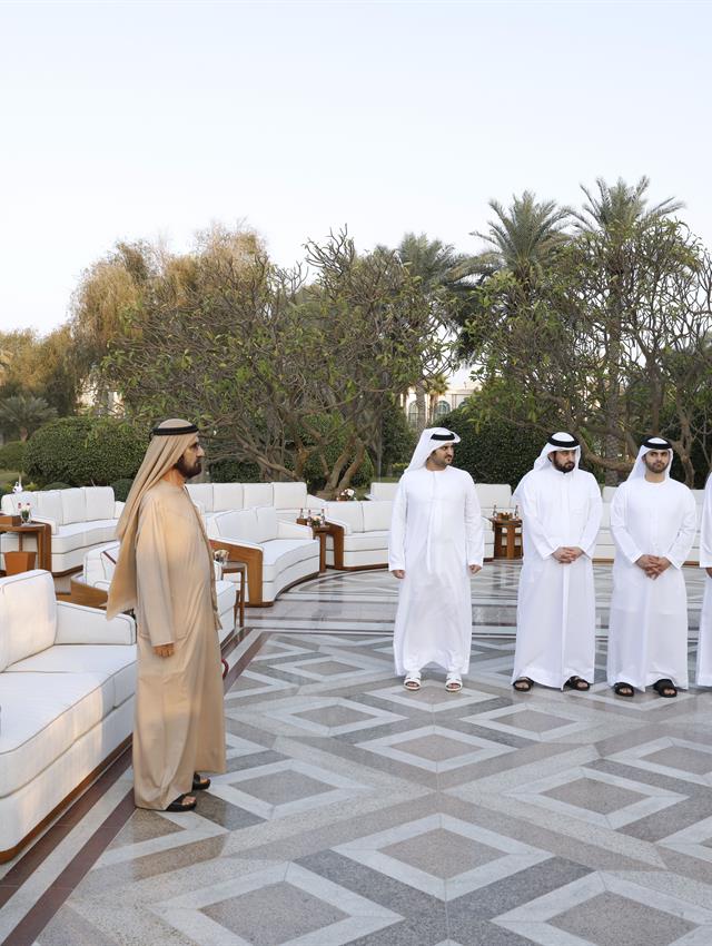 His Highness Sheikh Mohammed bin Rashid Al Maktoum -  - Mohammed bin Rashid presides over swearing-in ceremony of new judges at Rental Disputes Center and Dubai Courts