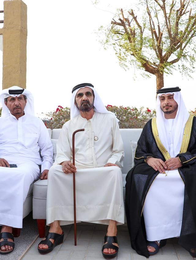  صاحب السمو الشيخ محمد بن راشد آل مكتوم -  - محمد بن راشد يحضر أفراح العامري والكتبي