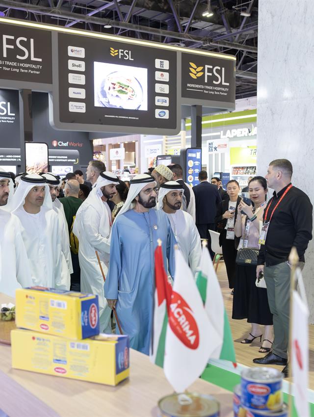 His Highness Sheikh Mohammed bin Rashid Al Maktoum -  - Mohammed bin Rashid visits Gulfood 2025, the largest edition in the event’s history