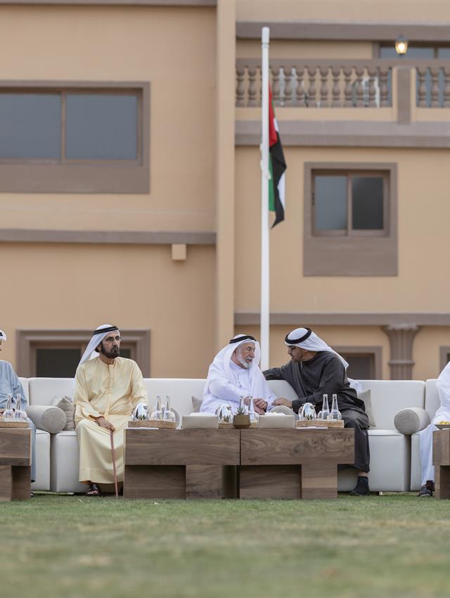 His Highness Sheikh Mohammed bin Rashid Al Maktoum -  - UAE President exchanges Ramadan greetings with Rulers of Emirates, declares Sheikh Zayed’s historic farm in Dubai third union site
