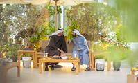 His Highness Sheikh Mohammed bin Rashid Al Maktoum-News-UAE President meets with Mohammed bin Rashid at Al Marmoom in Dubai